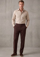 Beige Plain Shirt