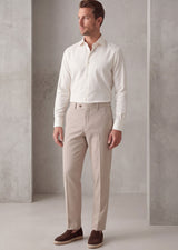 Cream Plain Shirt