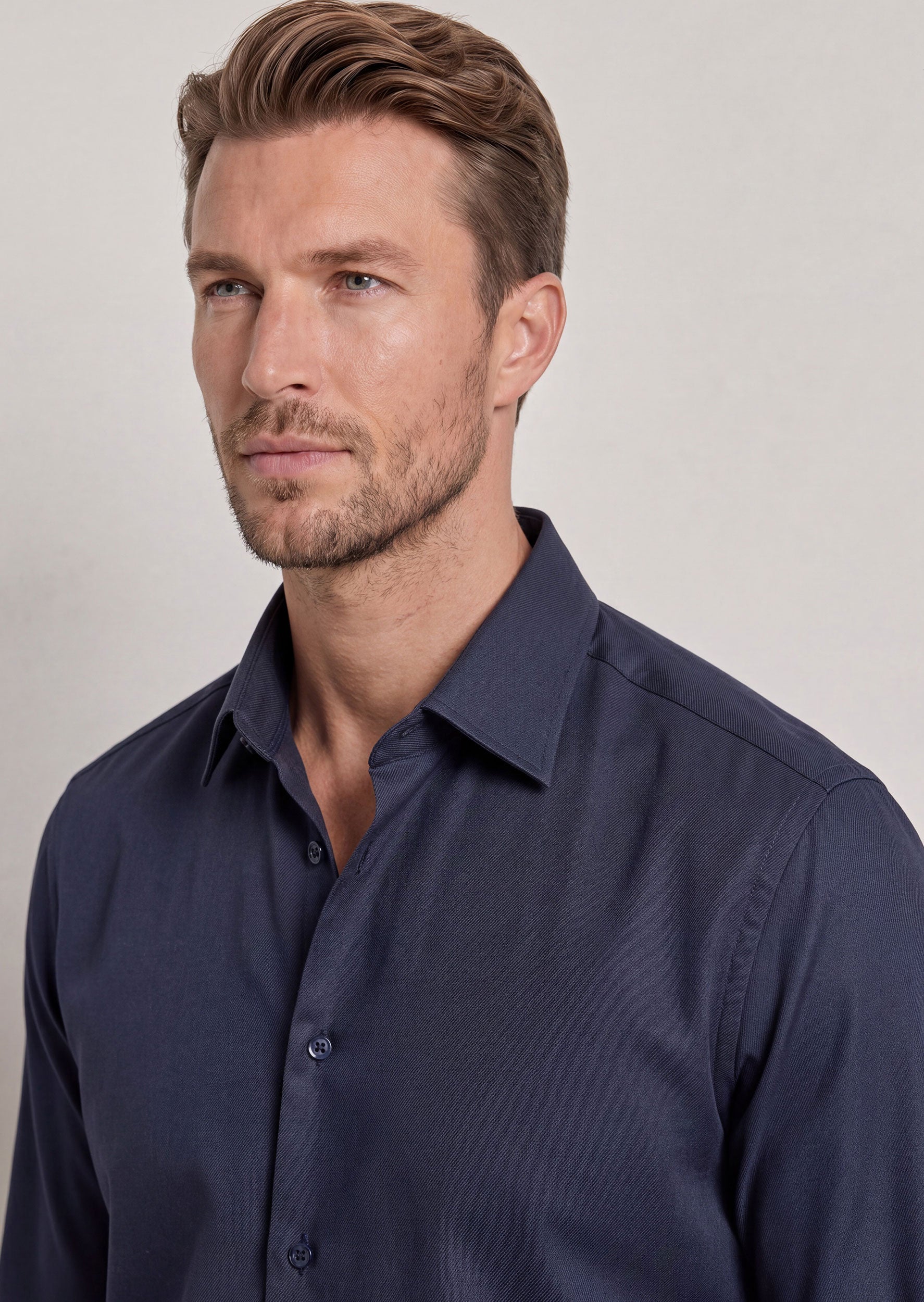 Navy Plain Shirt