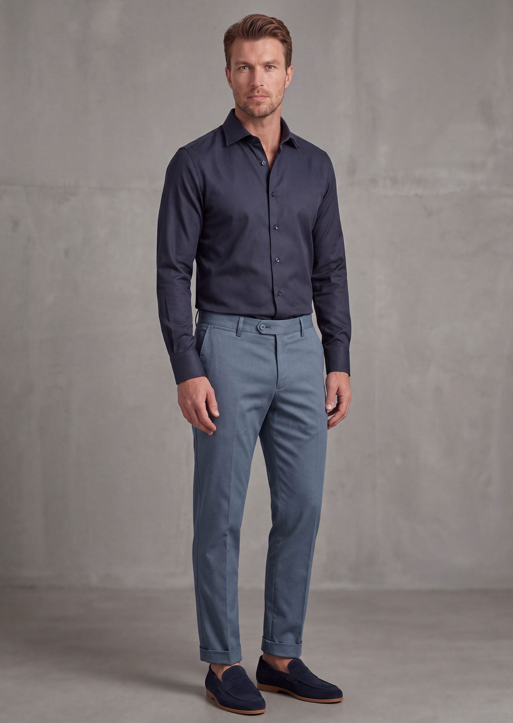 Navy Plain Shirt