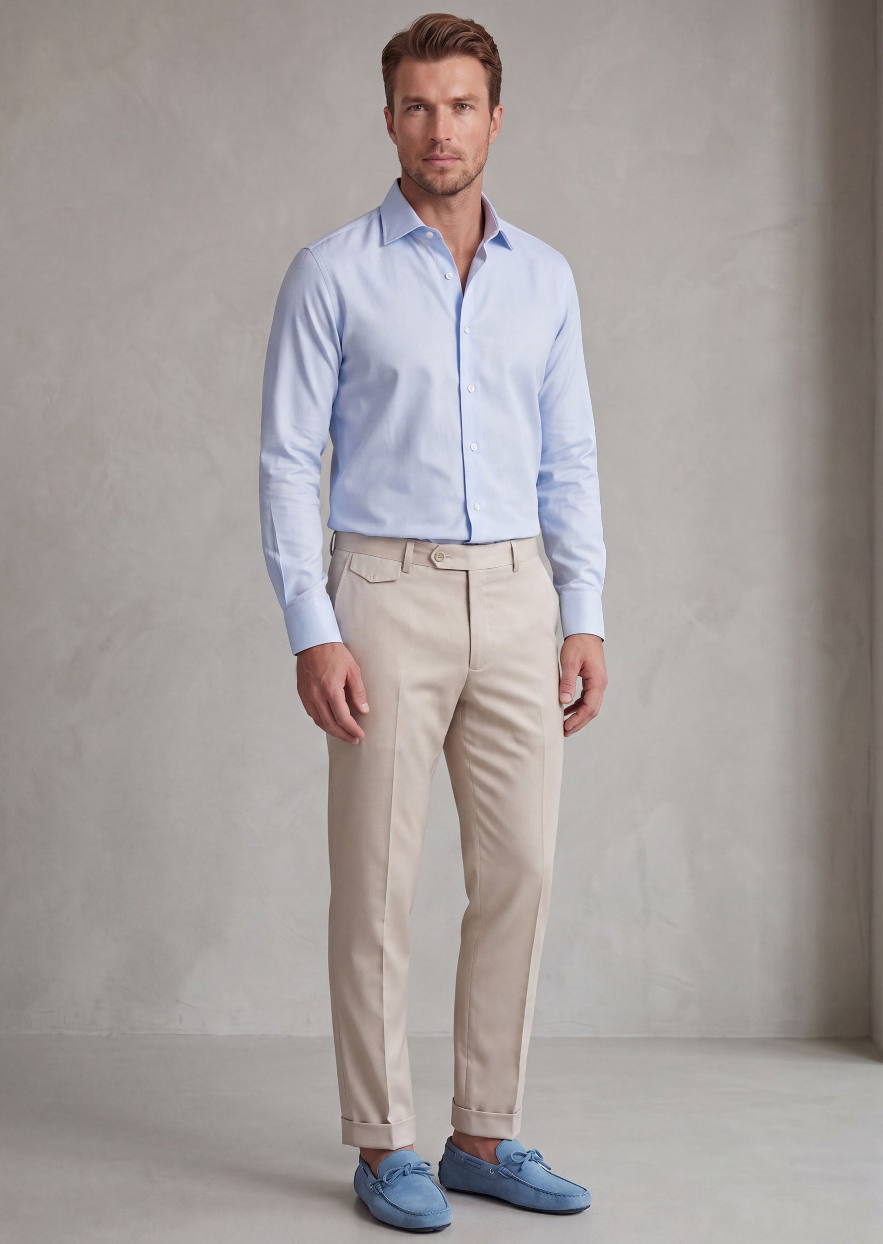 Blue Plain Shirt