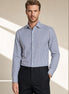 White - Navy Long Sleeve Shirt