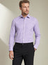 White - Purple Long Sleeve Shirt