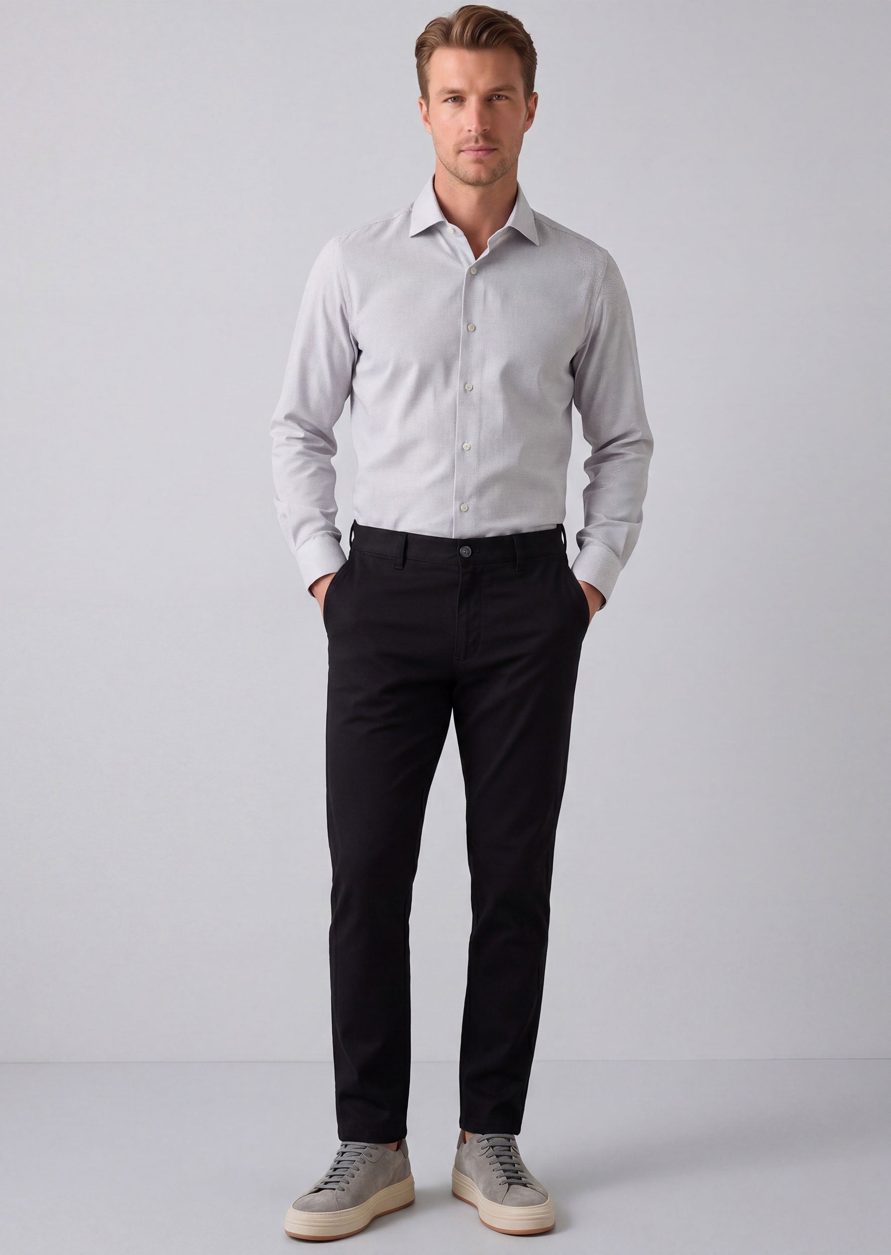 Grey Long Sleeve Shirt