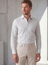 White - Khaki Long Sleeve Shirt
