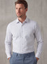 White - Indigo Long Sleeve Shirt