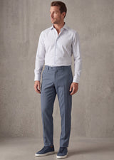 White - Indigo Long Sleeve Shirt