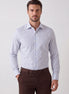 White - Navy Long Sleeve Shirt