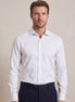 White - Navy Long Sleeve Shirt