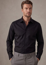 Black Plain Shirt