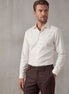 Cream Plain Shirt