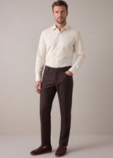 Cream Plain Shirt