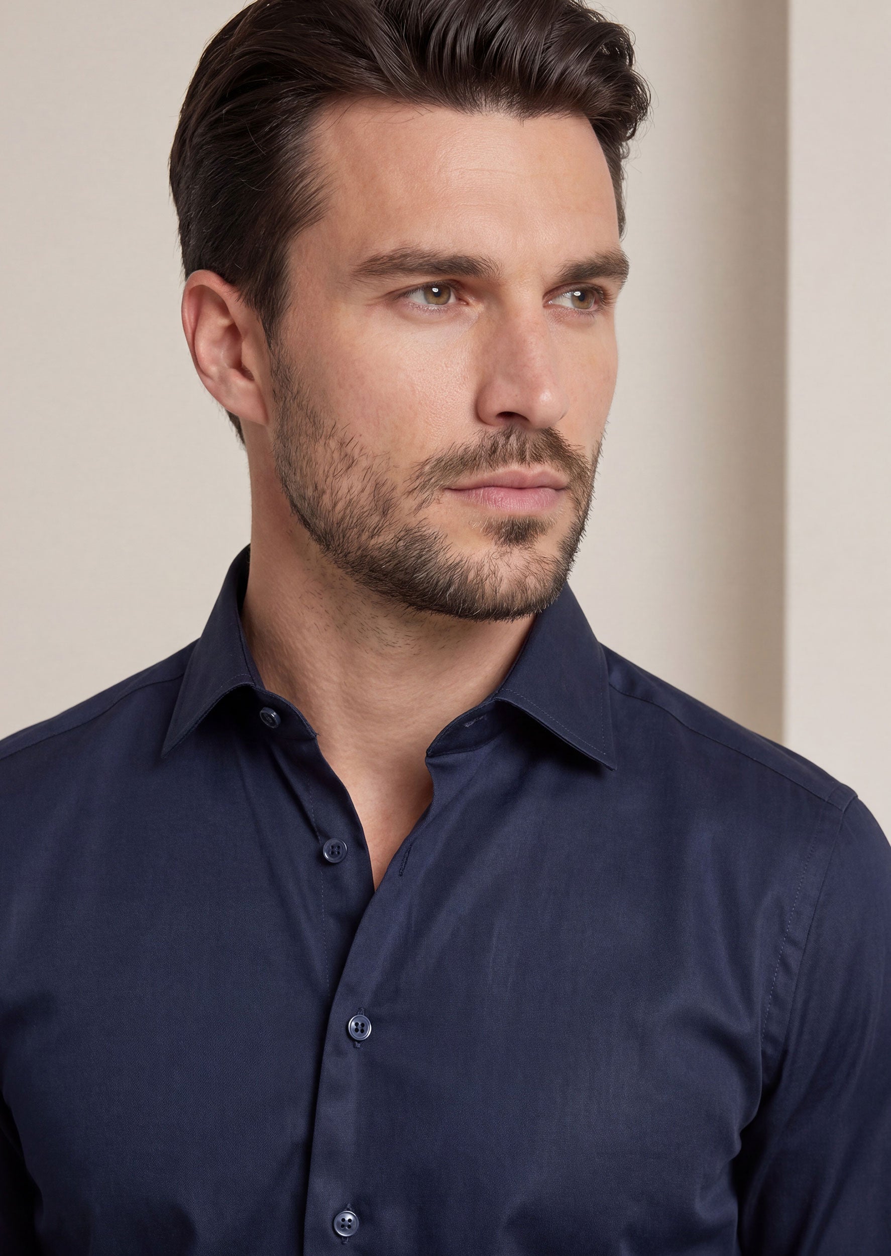 Navy Plain Shirt