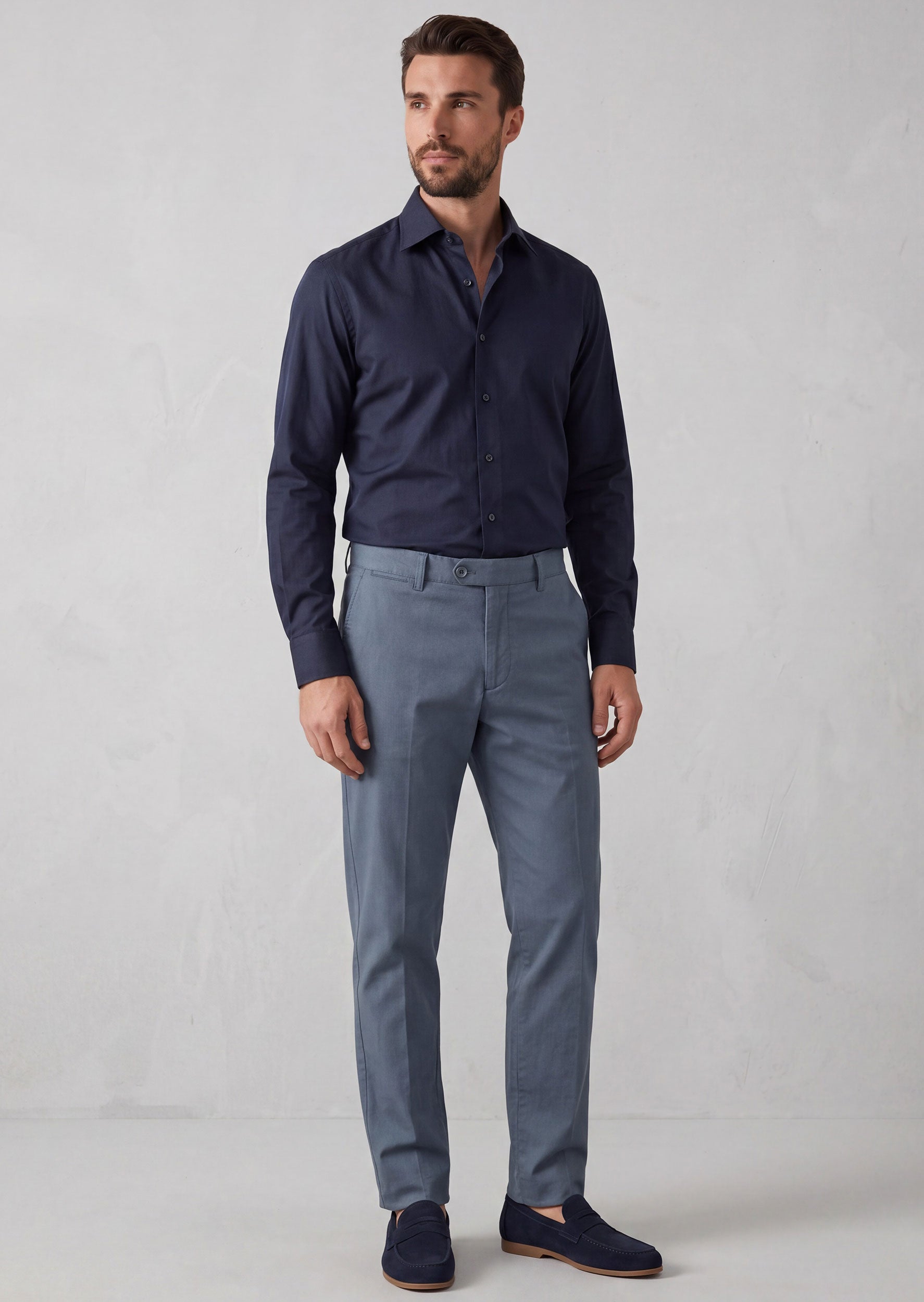 Navy Plain Shirt