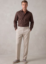 Dark Brown Plain Shirt