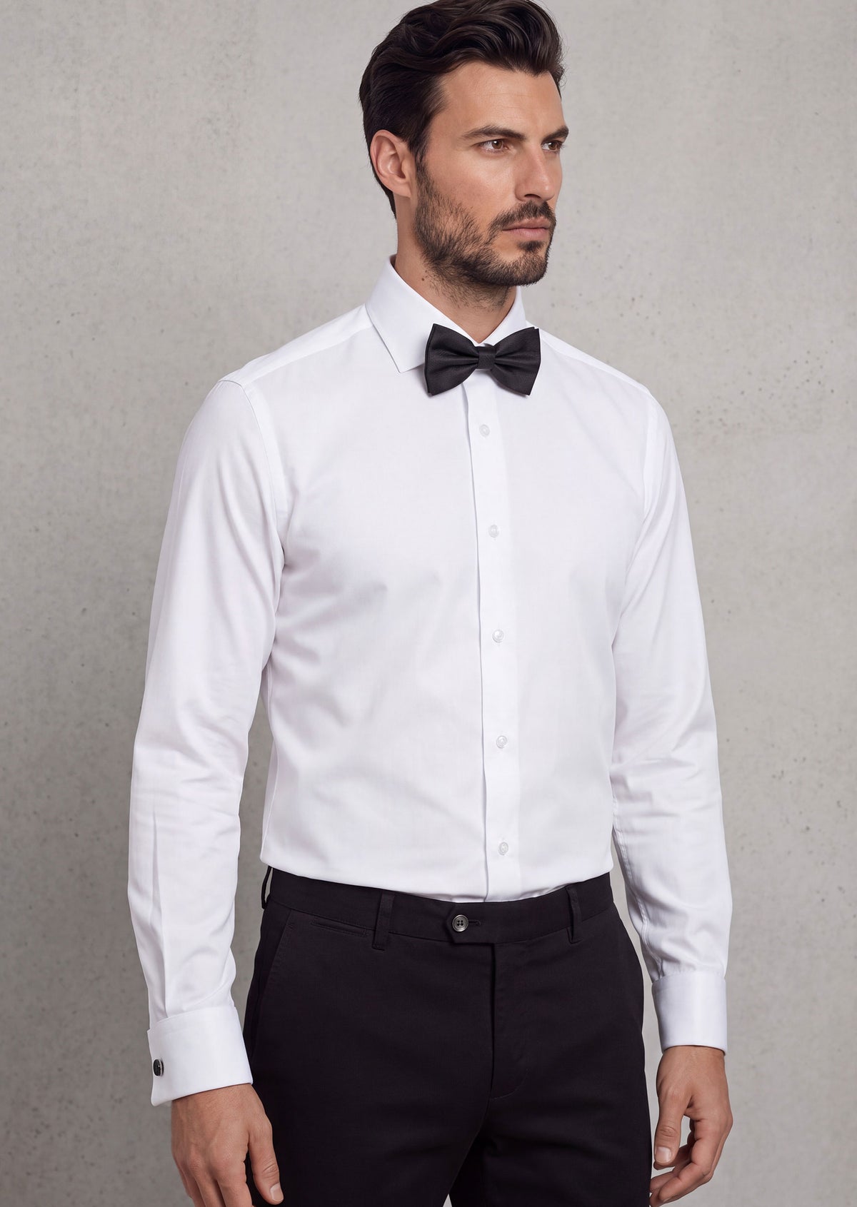 White Wing Collar Shirt