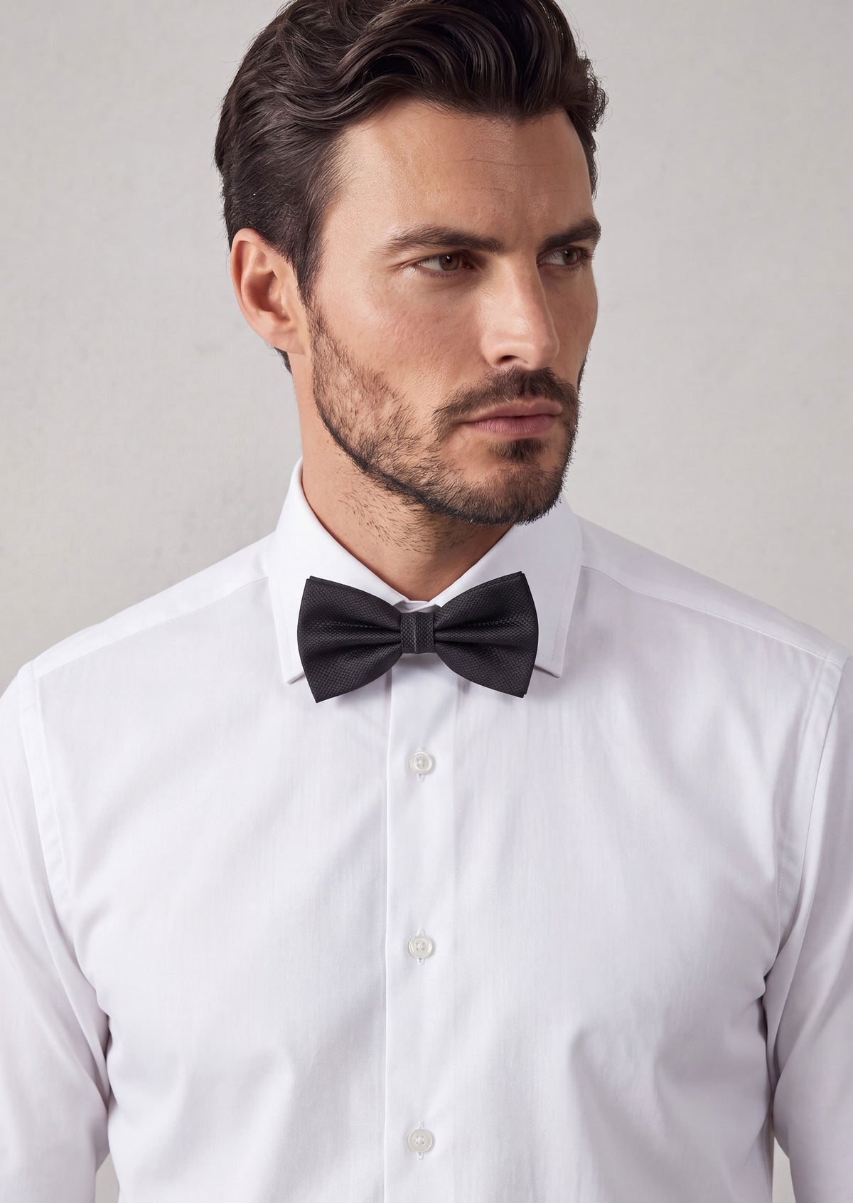 White Wing Collar Shirt
