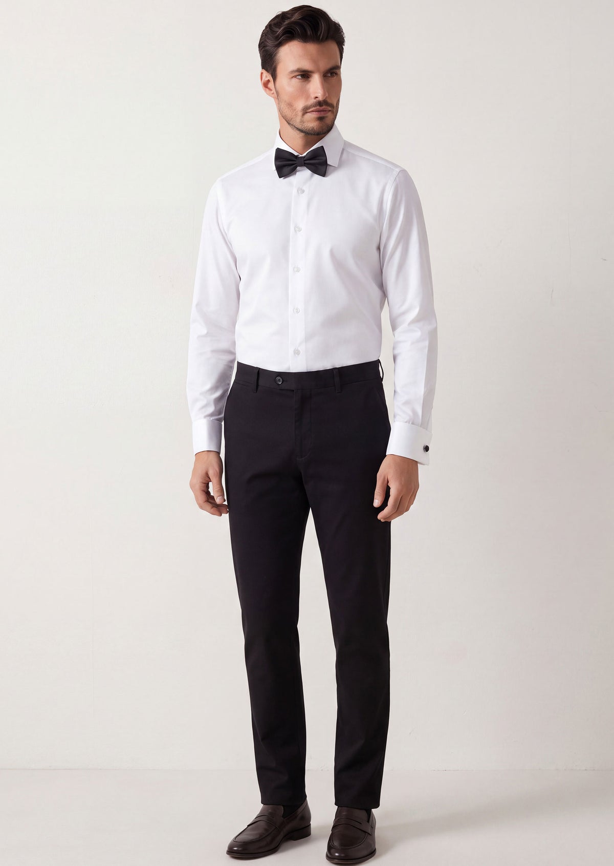 White Wing Collar Shirt