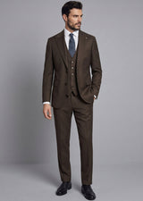 Brown Three-Piece Suit