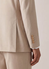 Beige Three-Piece Suit