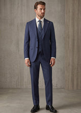 Royal Blue Three-Piece Suit