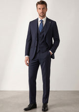 Light Navy Three-Piece Suit