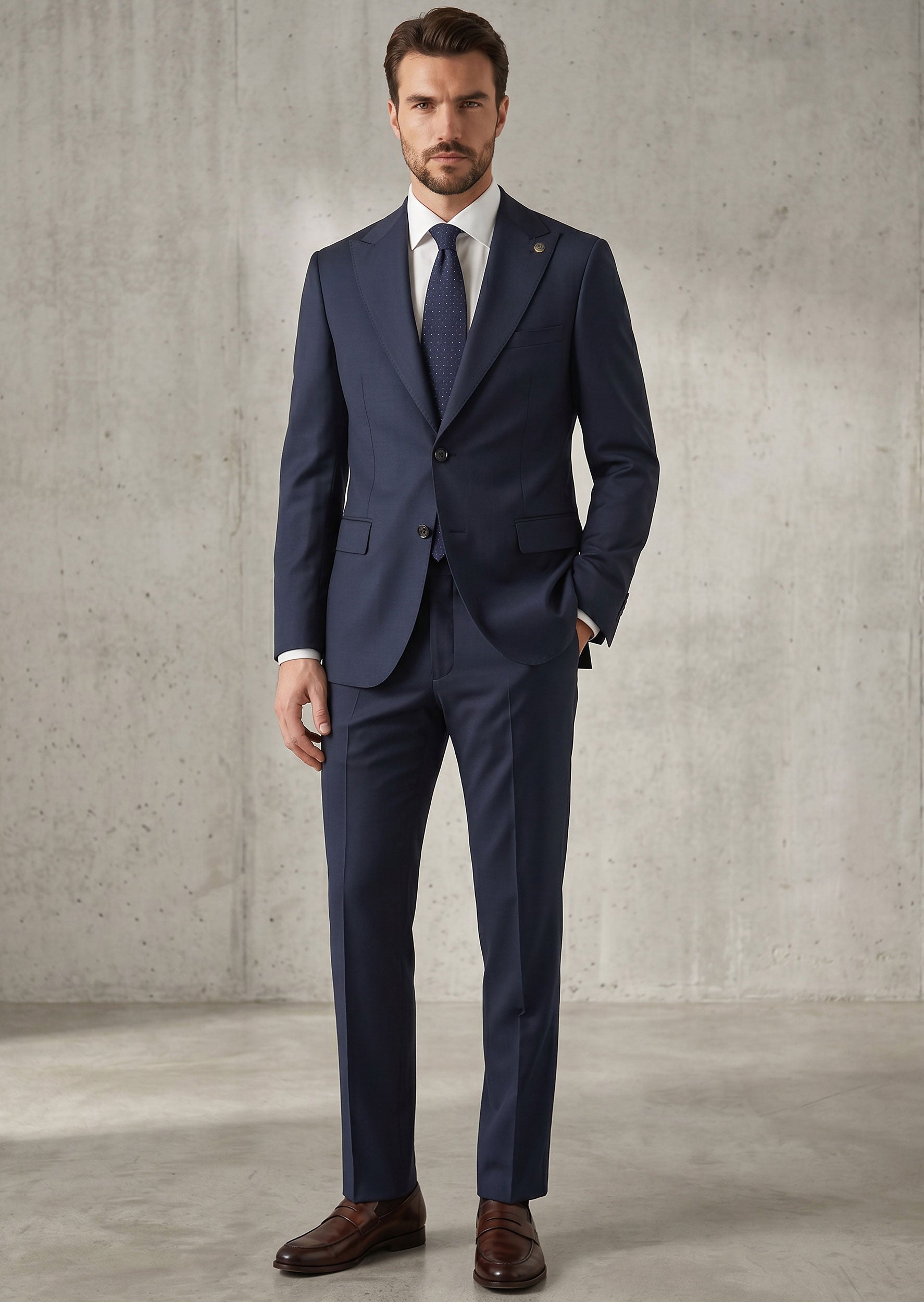 Light Navy Suit