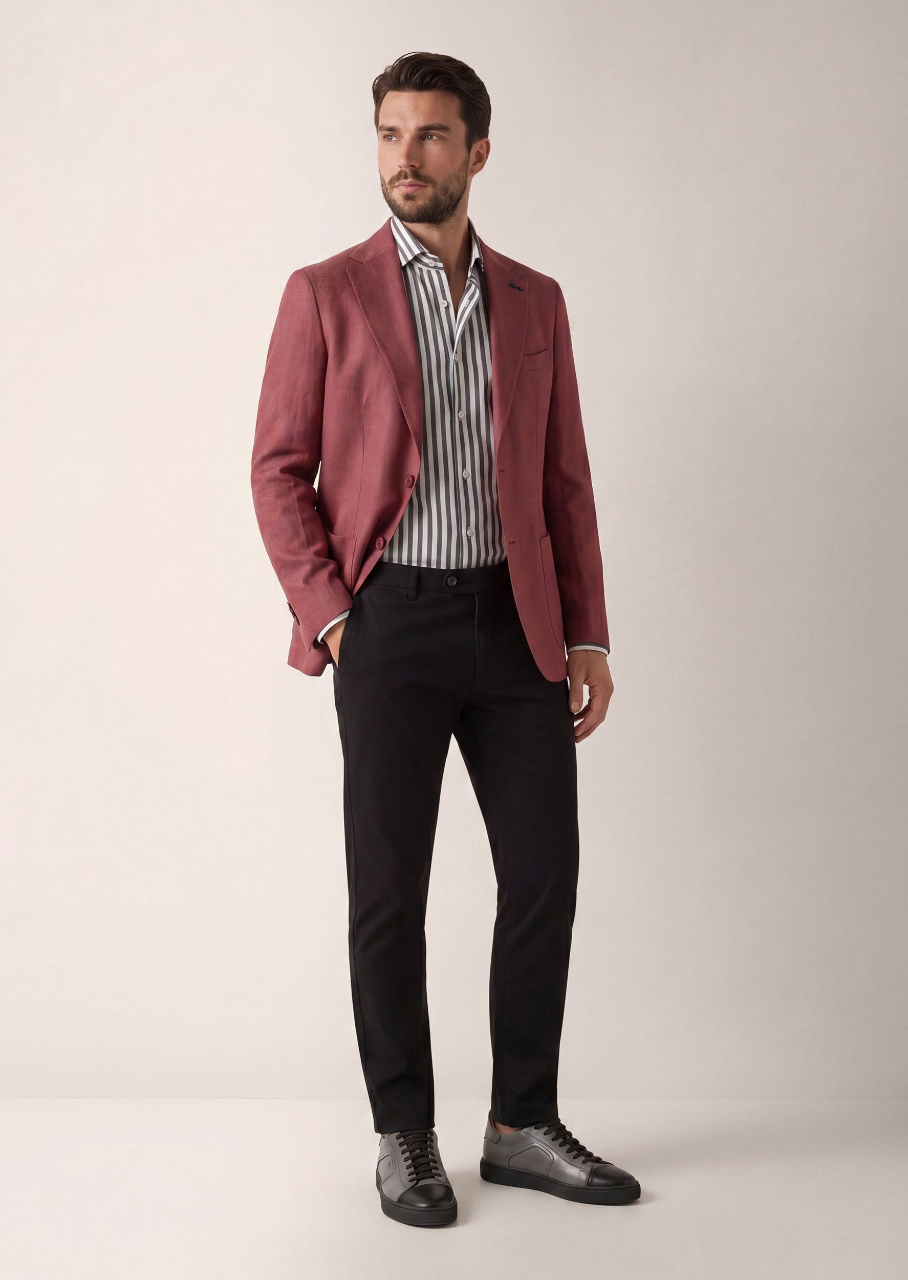 Burgundy Blazer