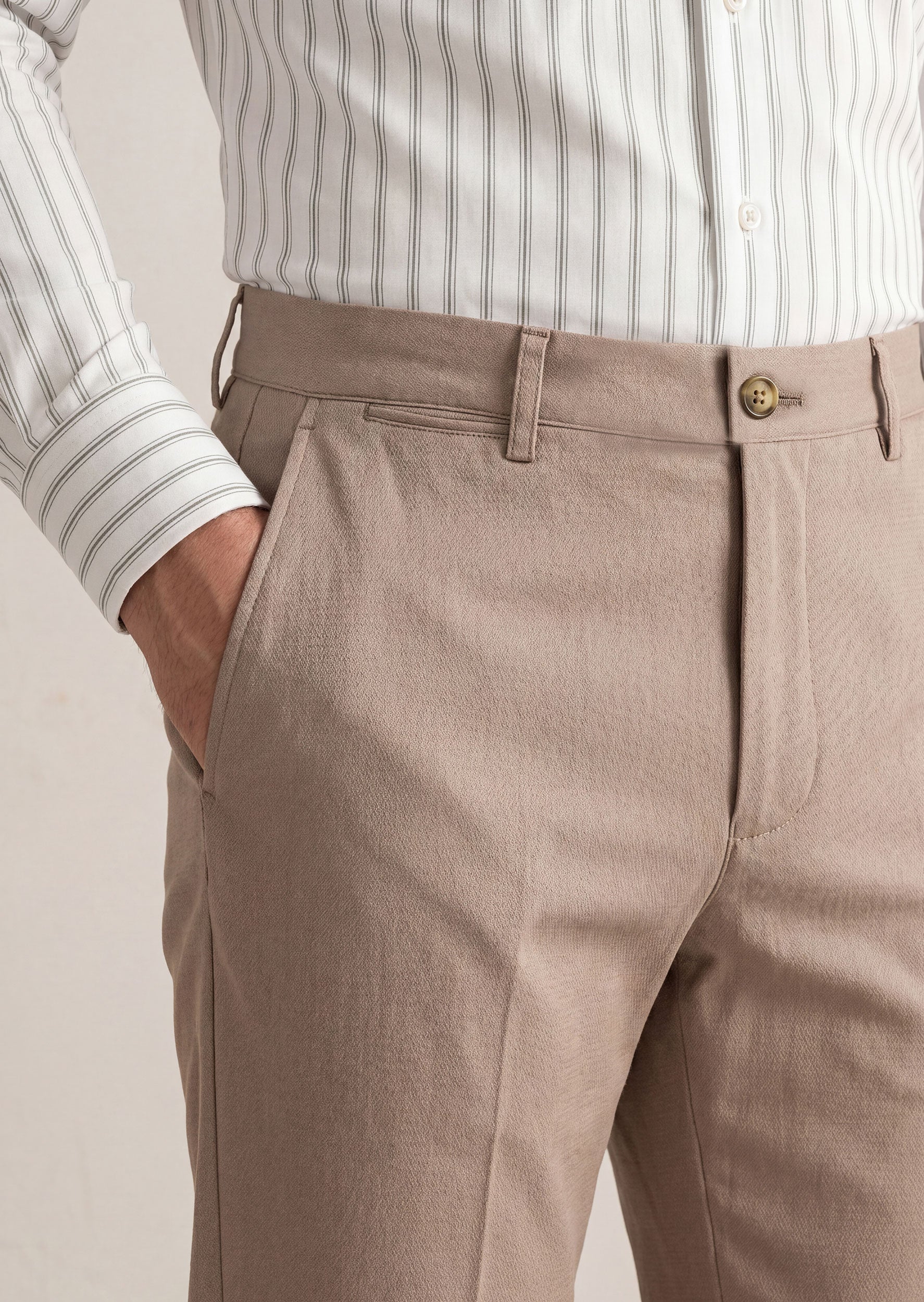 Beige Chino & Casual Pant