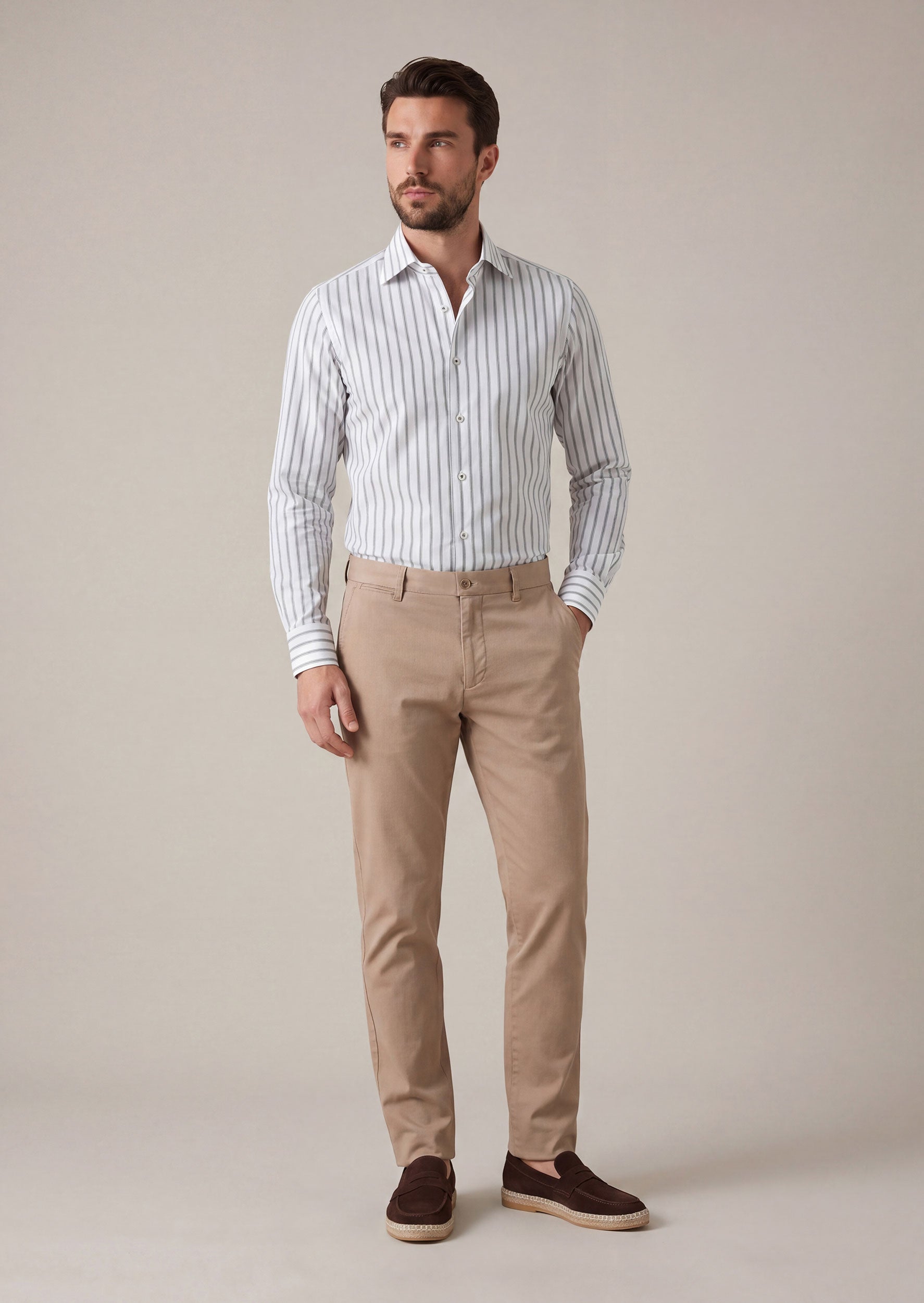 Beige Chino & Casual Pant