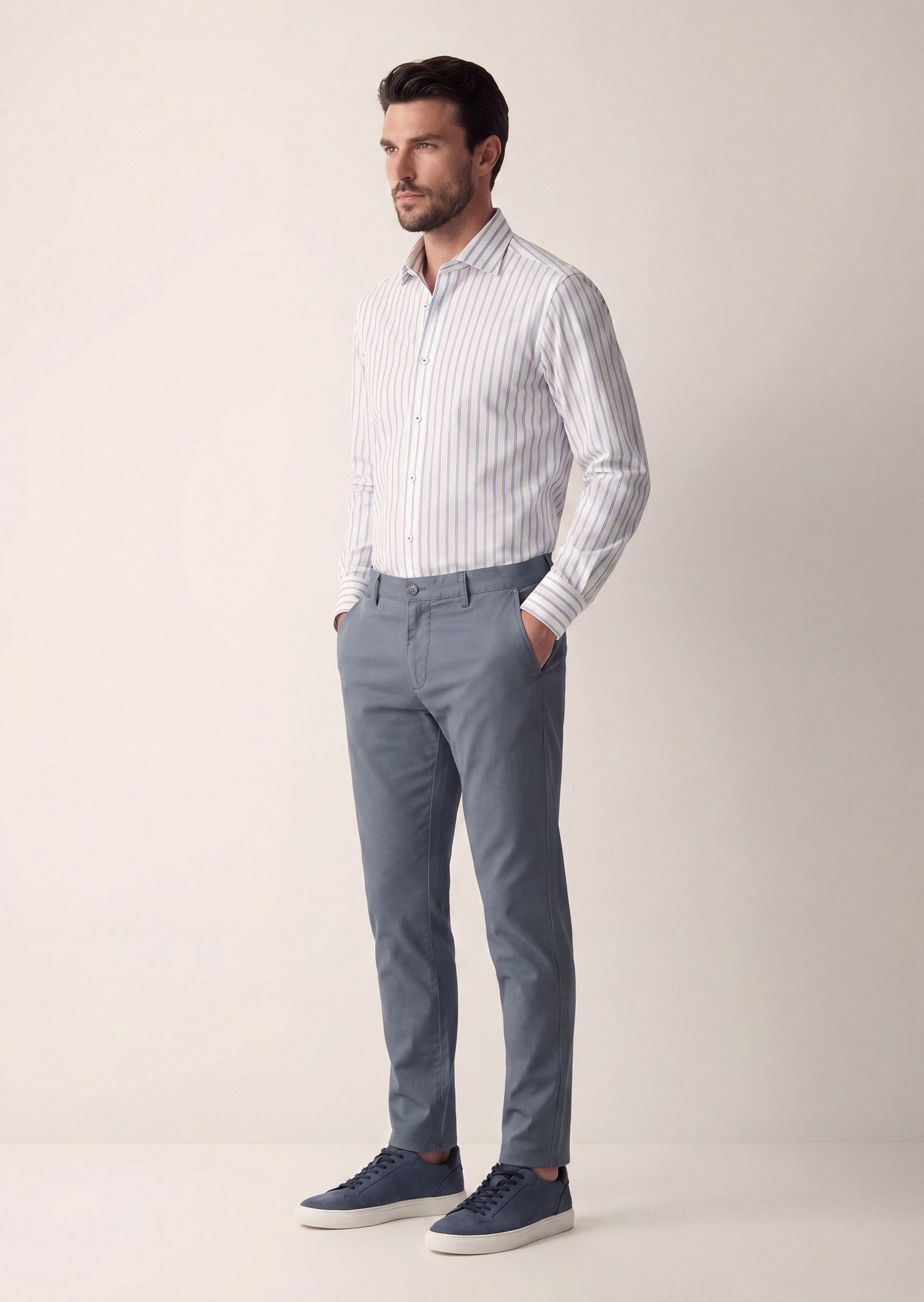 Blue Chino & Casual Pant