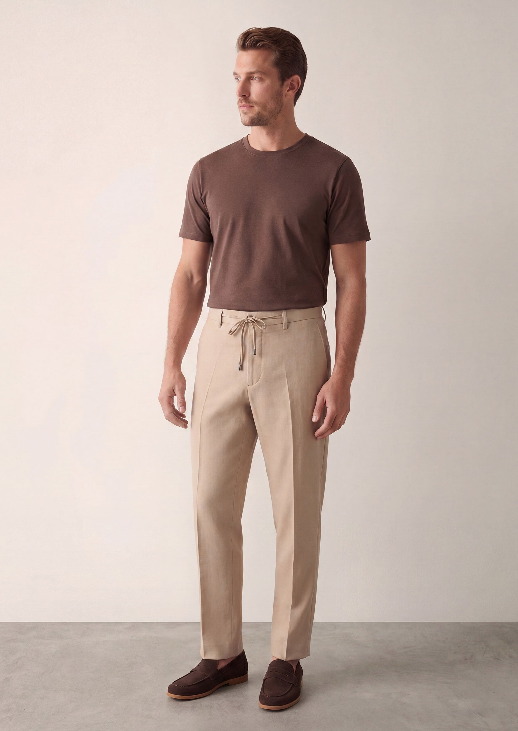 Beige Chino & Casual Pant