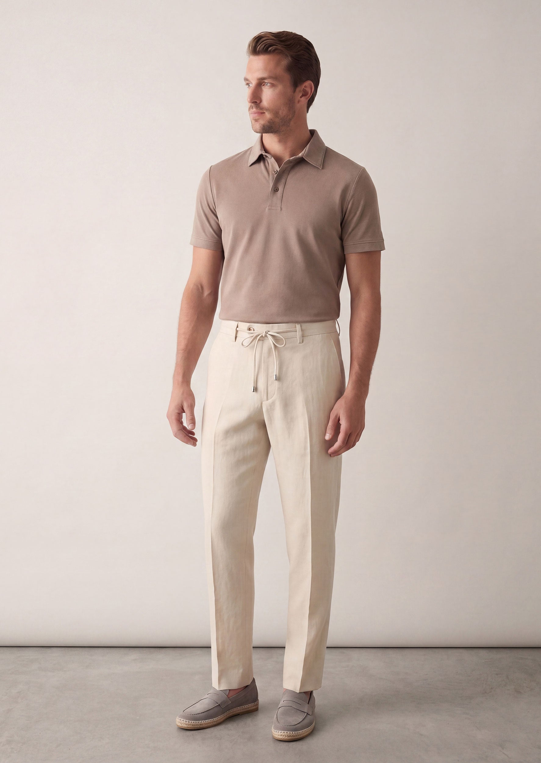 Ecru Chino & Casual Pant