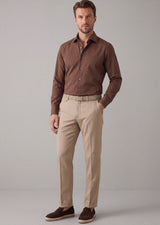 Brown Plain Shirt