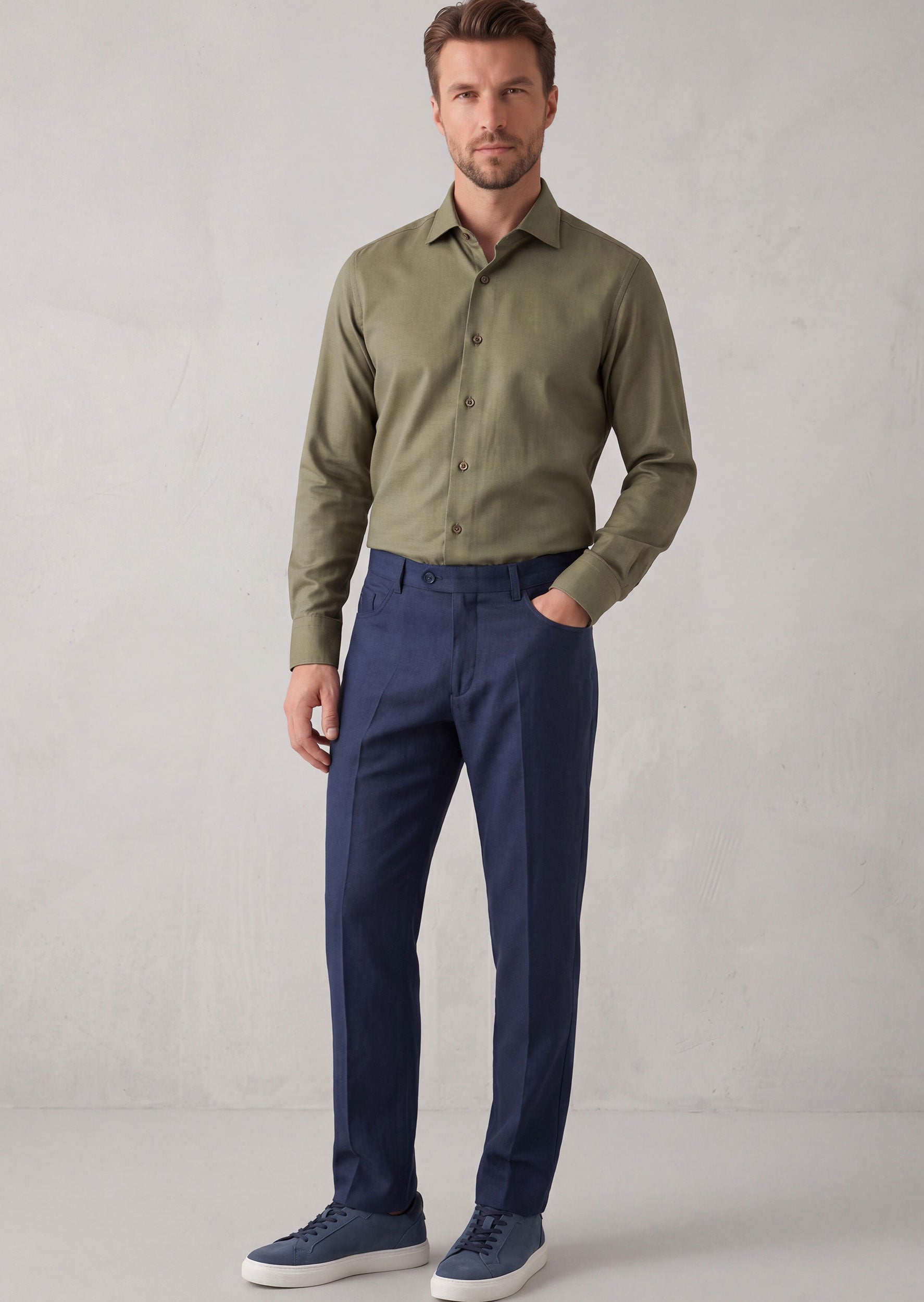 Khaki Plain Shirt