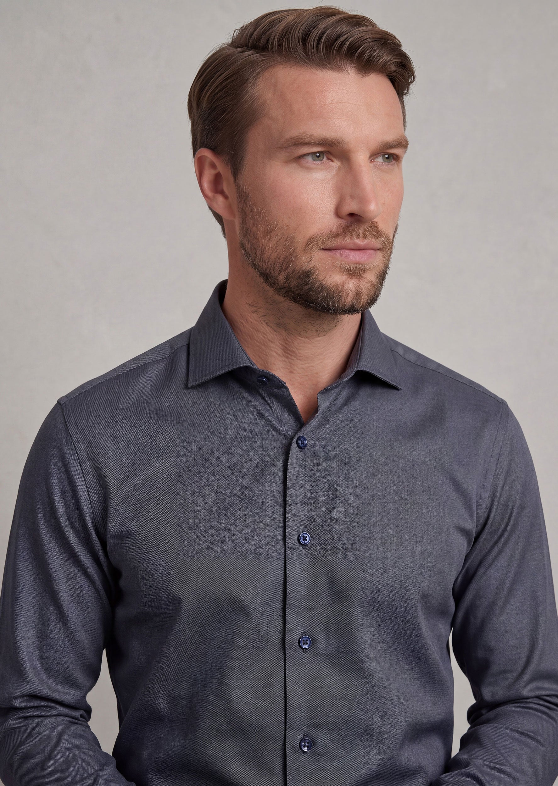 Navy Plain Shirt