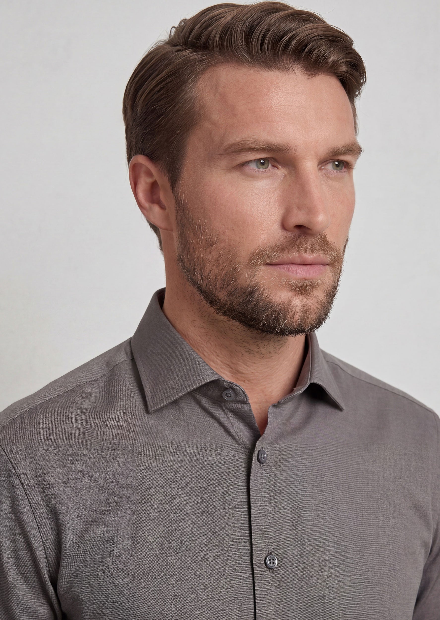 Charcoal Plain Shirt