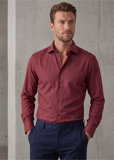 Burgundy Plain Shirt