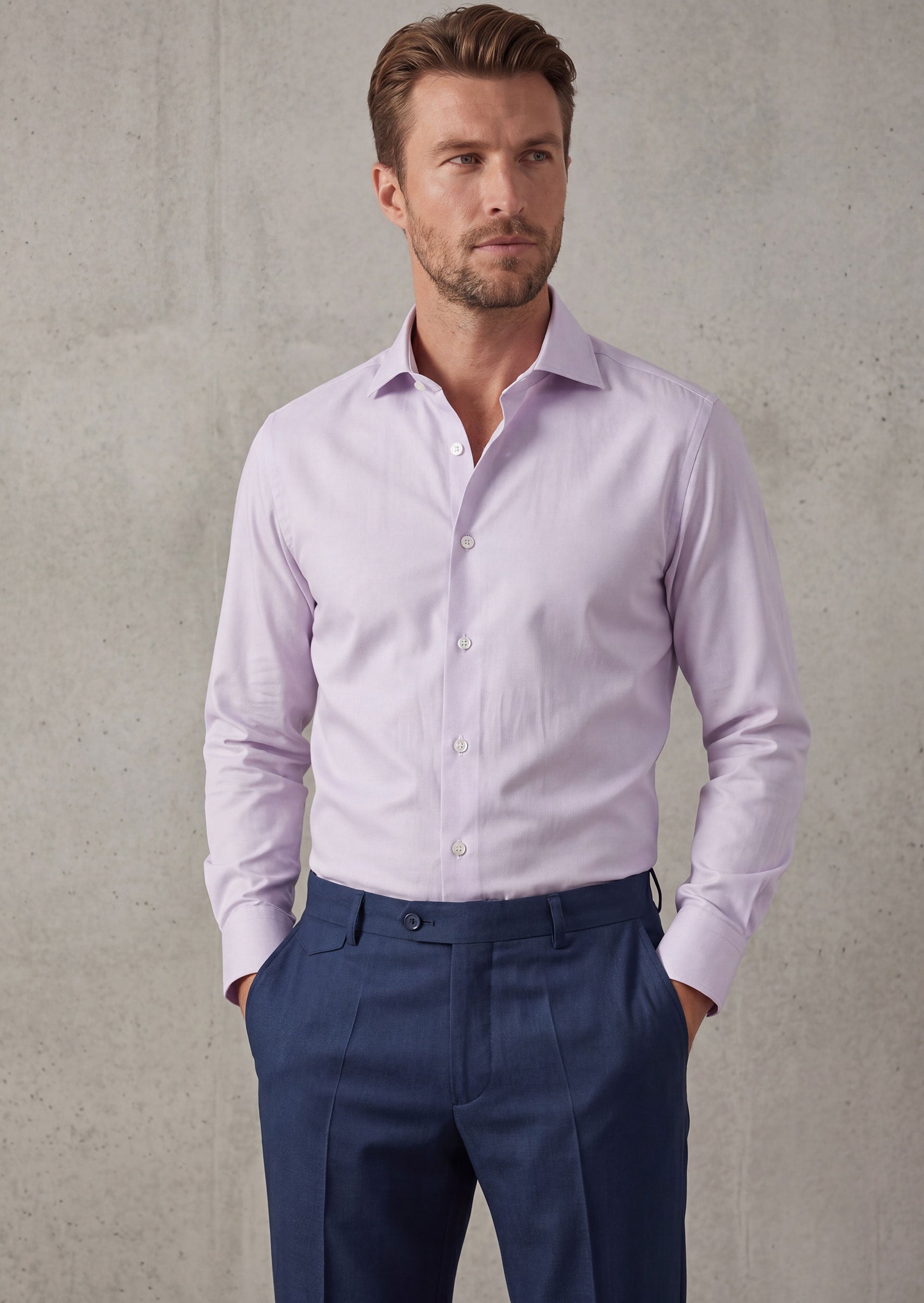 Lilac Plain Shirt