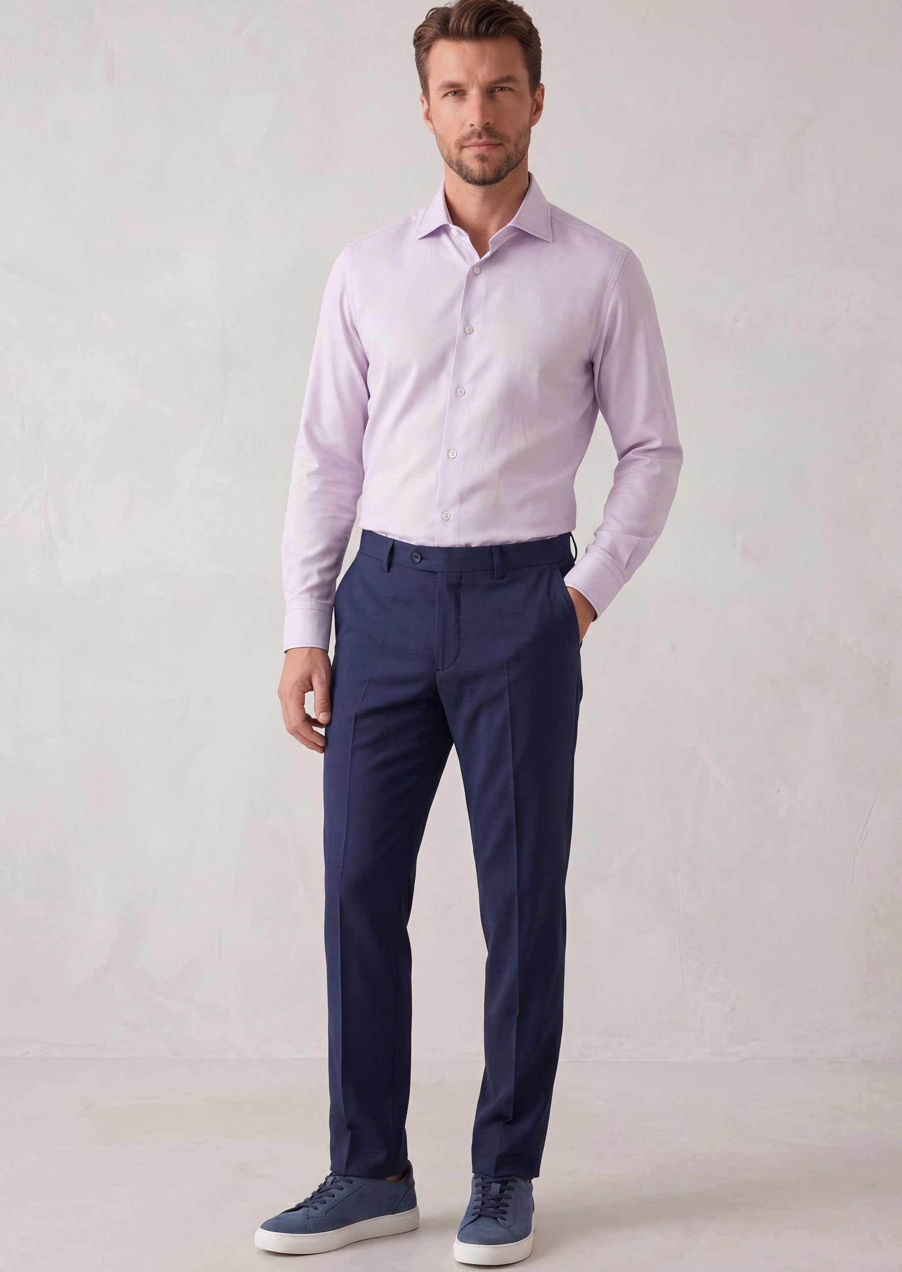 Lilac Plain Shirt