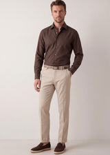 Brown Long Sleeve Shirt