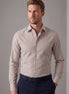 White - Brown Long Sleeve Shirt