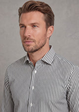 White - Black Long Sleeve Shirt