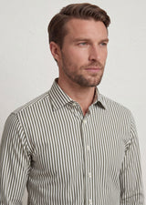 White - Khaki Long Sleeve Shirt