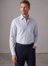 White - Blue Long Sleeve Shirt