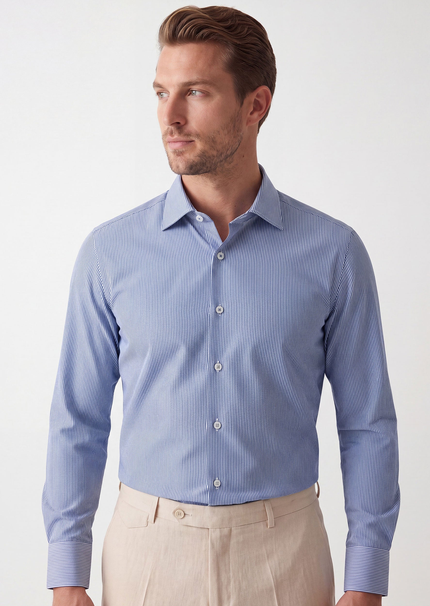 Sax Blue Long Sleeve Shirt