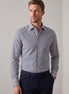 White - Navy Long Sleeve Shirt