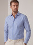 White - Sax Blue Long Sleeve Shirt