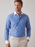 Sax Blue - White Long Sleeve Shirt