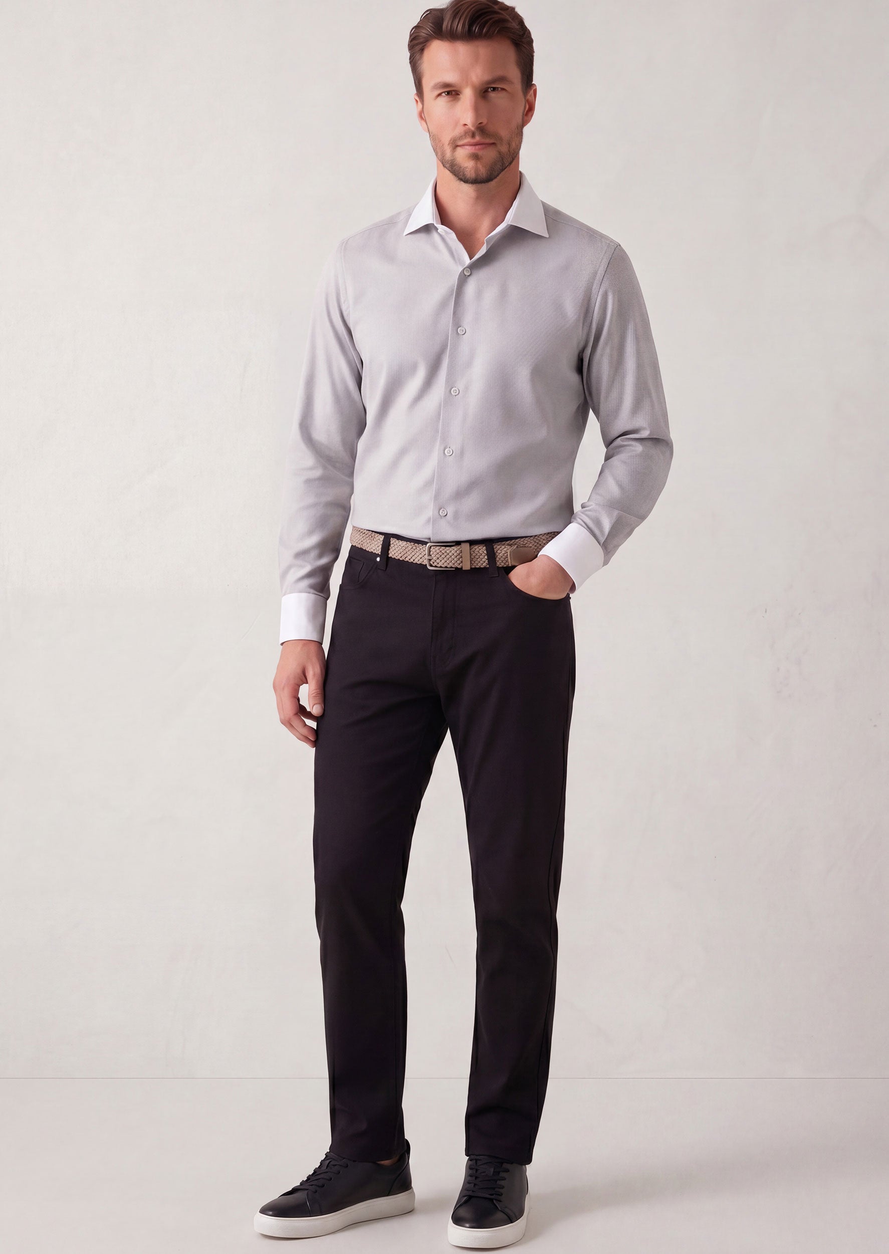 Grey Long Sleeve Shirt
